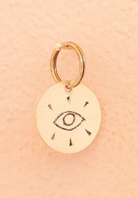 YOOMEE - Schlüsselanhänger Key Tag Mini "Eye" Gold