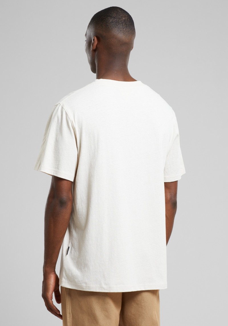 T-Shirt Gustavsberg Hemp Vanilla White