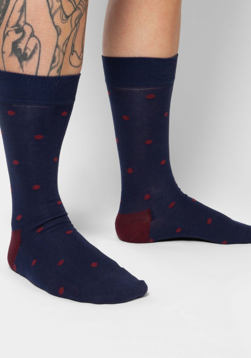 DillySocks - Socken Sparse Red Dots