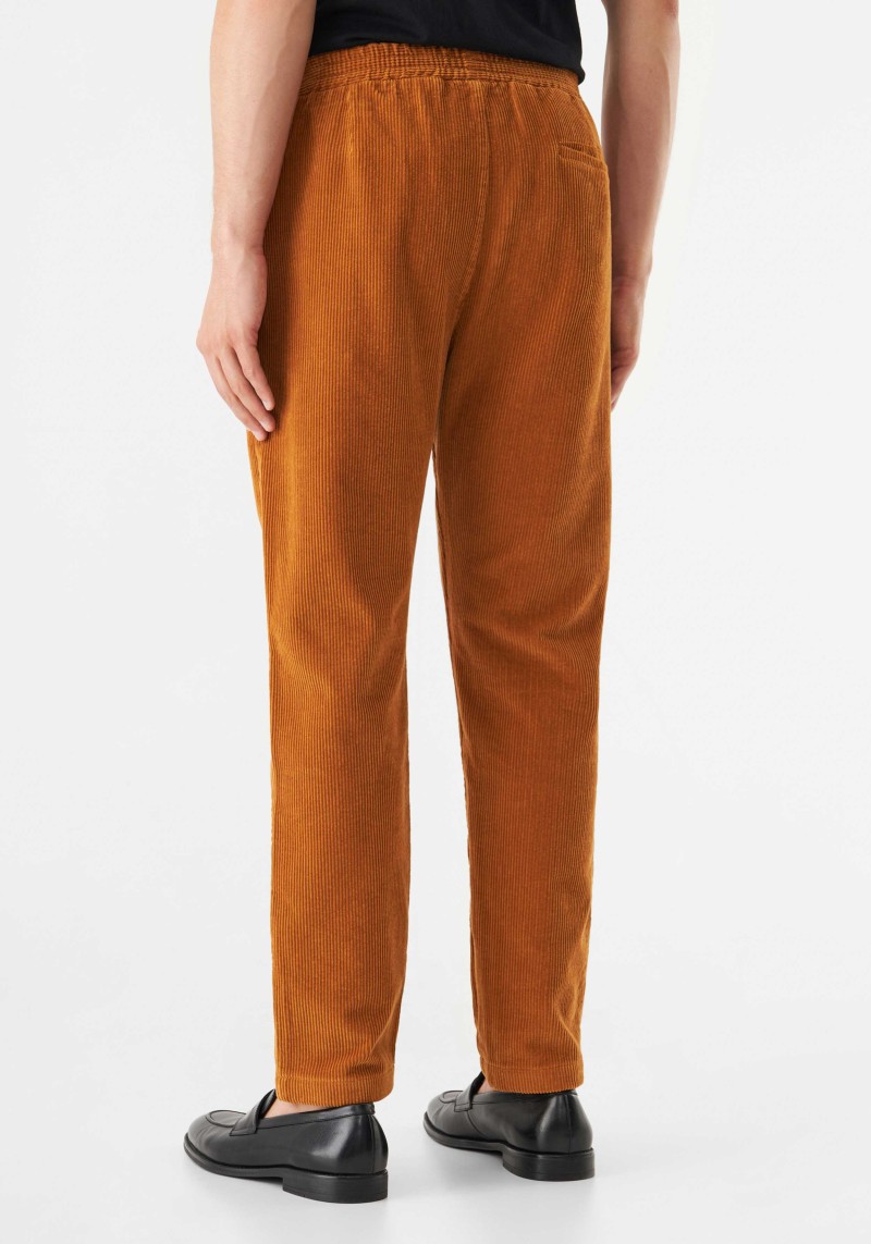 Cord-Hose Eric Trousers Toffee Brown