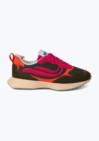 Sneaker G-Marathon Colormixitall Olive/Pink/Orange
