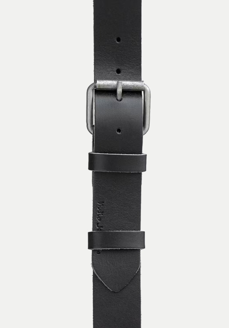 Gürtel Pedersson Leather Belt Black