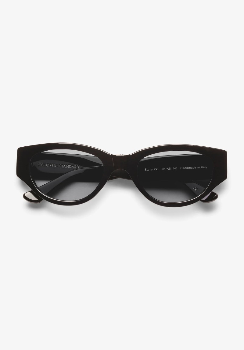 Colorful Standard - Sonnenbrille Sunglass 16 Deep Black Solid - Black
