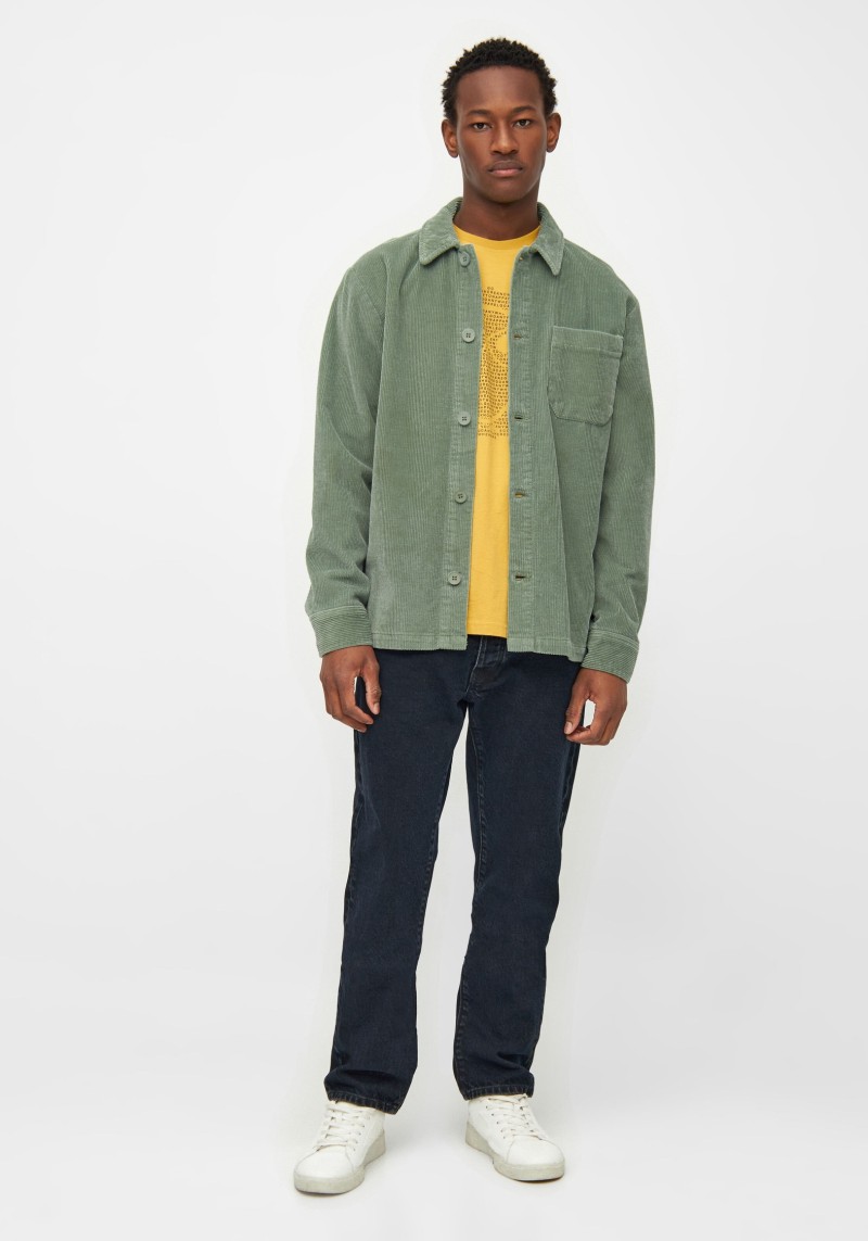 Cord-Overshirt Stretched 8-Wales Corduroy Lily Pad