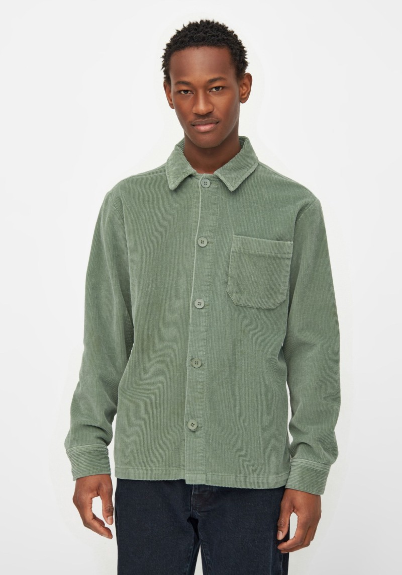 Cord-Overshirt Stretched 8-Wales Corduroy Lily Pad