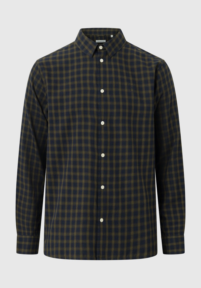 Hemd Regular Fit Small Checkered Shirt Blue Check