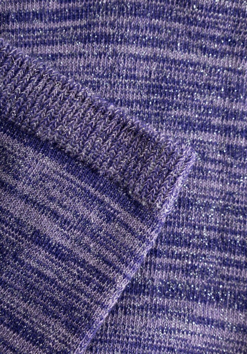 Socken Space Dye Lurex Socks Violet Tulip