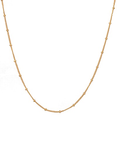 Halskette Dot & Chain Gold