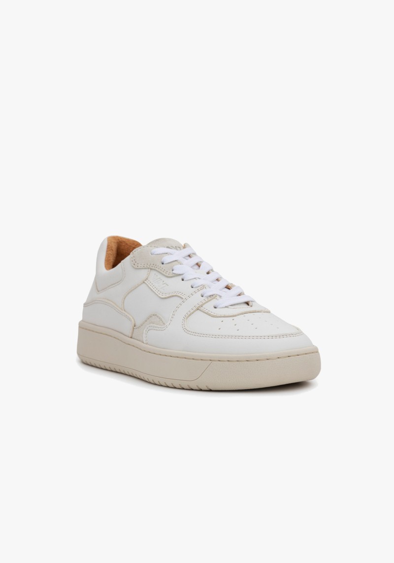 Wayz - Sneaker The Sonder White Grey Full Leather