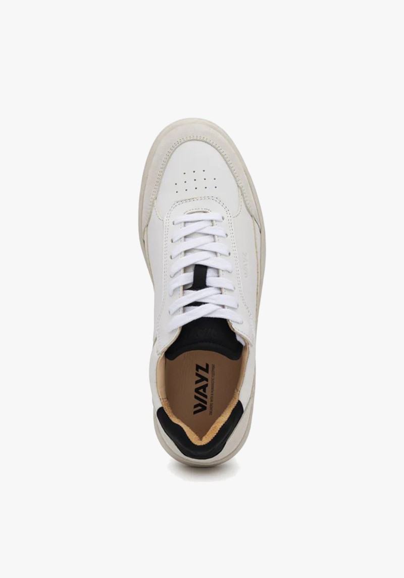Wayz - Sneaker The Hedonist White Grey Black