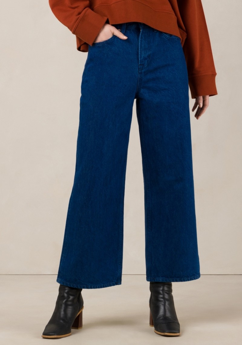 Jeans Elisabeth Cropped Stanley Space Blue Rinse