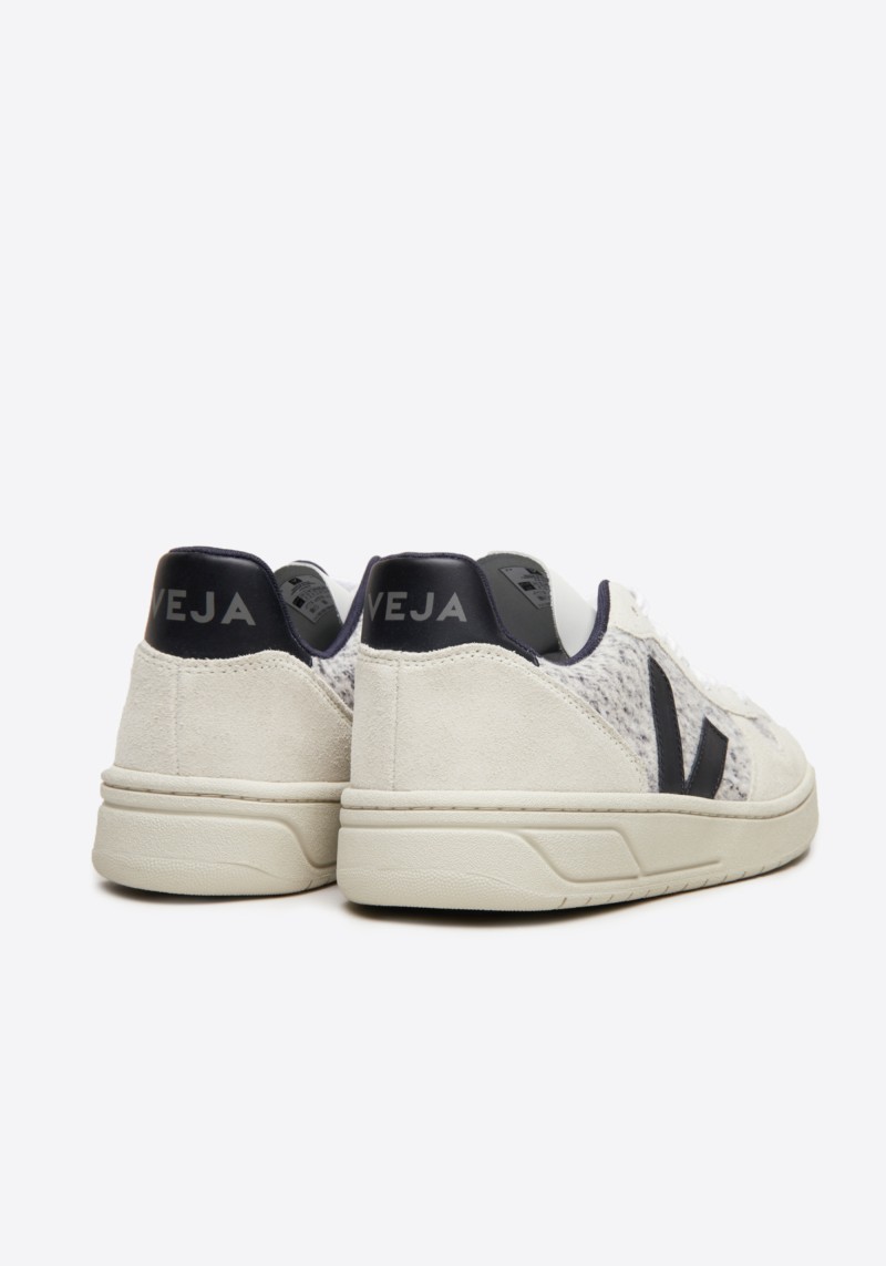 Veja - Sneaker V-10 Flannel Snow Black