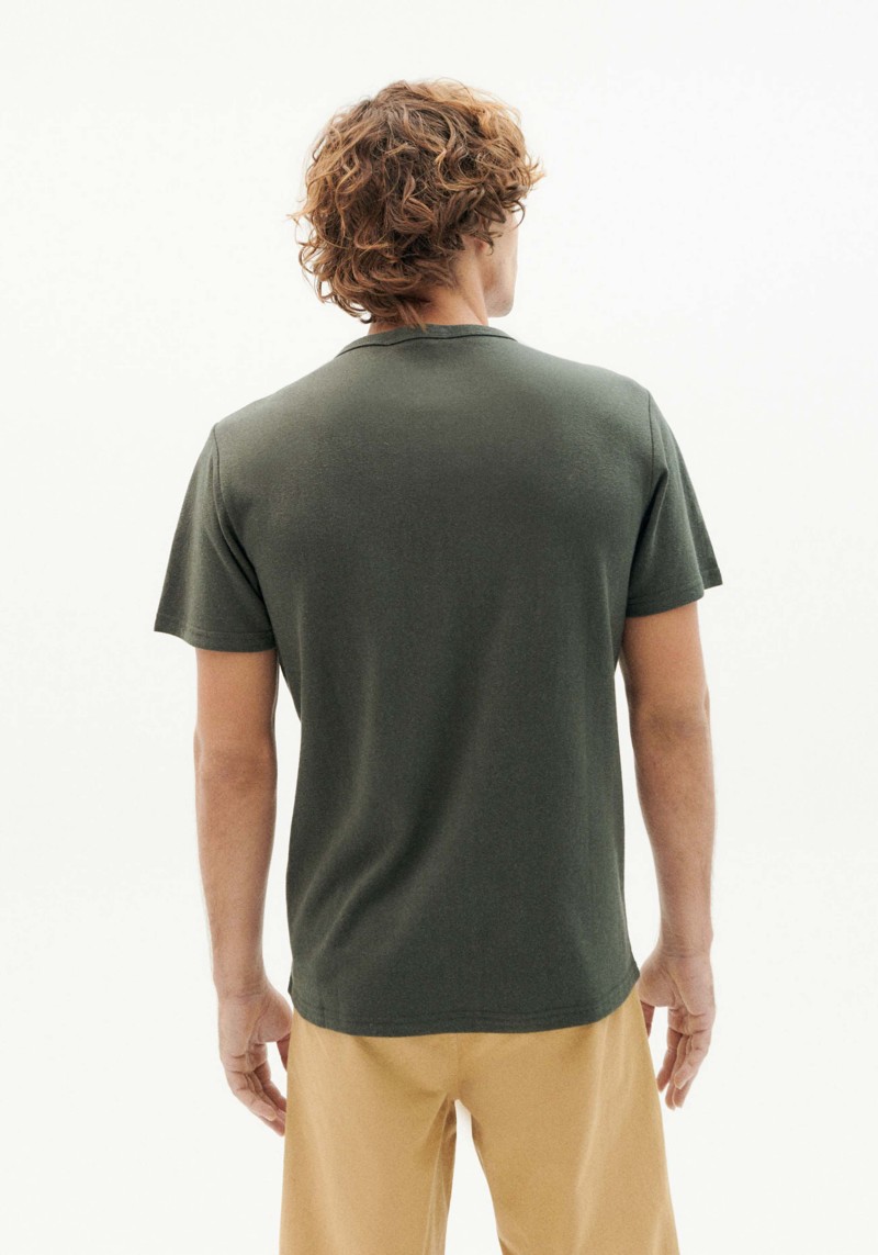Thinking Mu - T-Shirt Basic Hemp Dark Green
