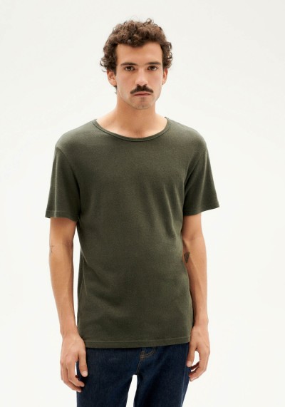 T-Shirt Basic Hemp Dark Green