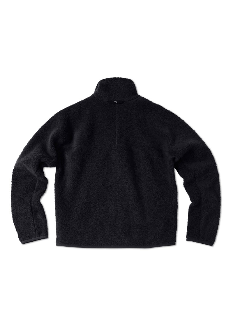 Pinqponq - Damen-Fleecejacke Fleece Jacket Peat Black
