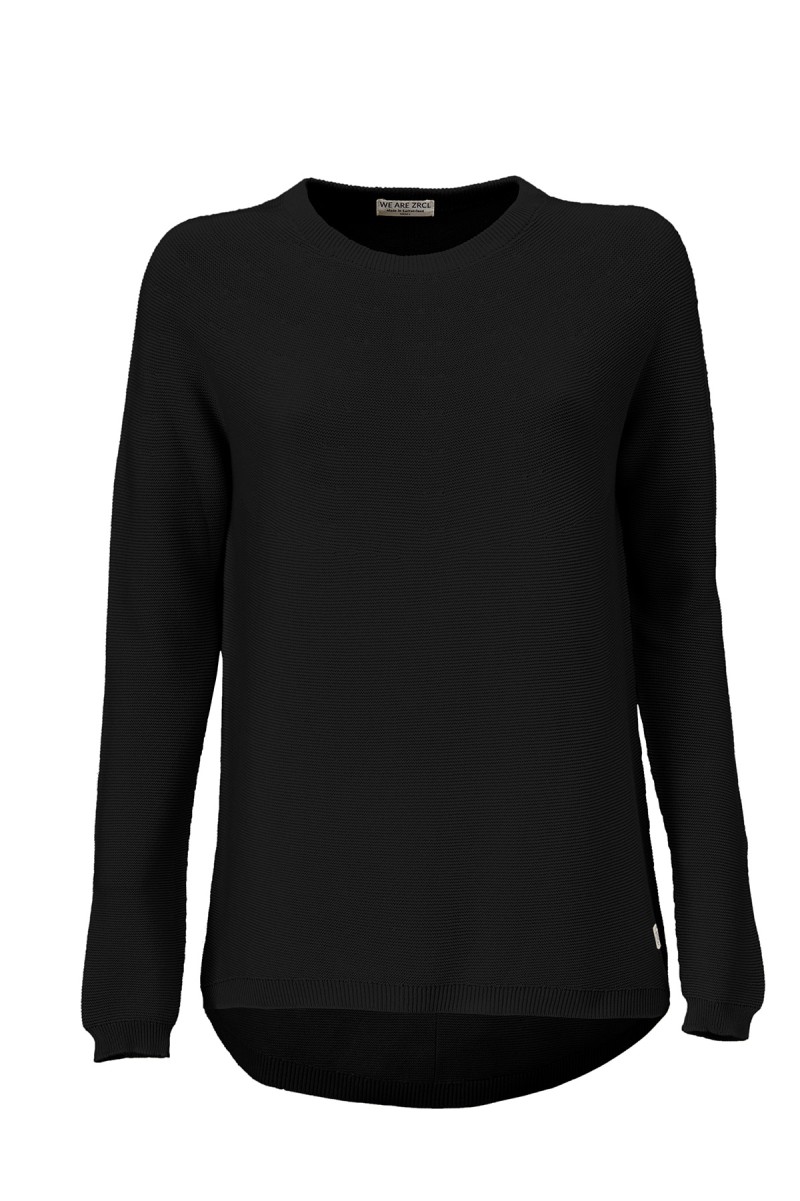 WE ARE ZRCL - Damen-Strickpullover Lina Swiss Edition Black