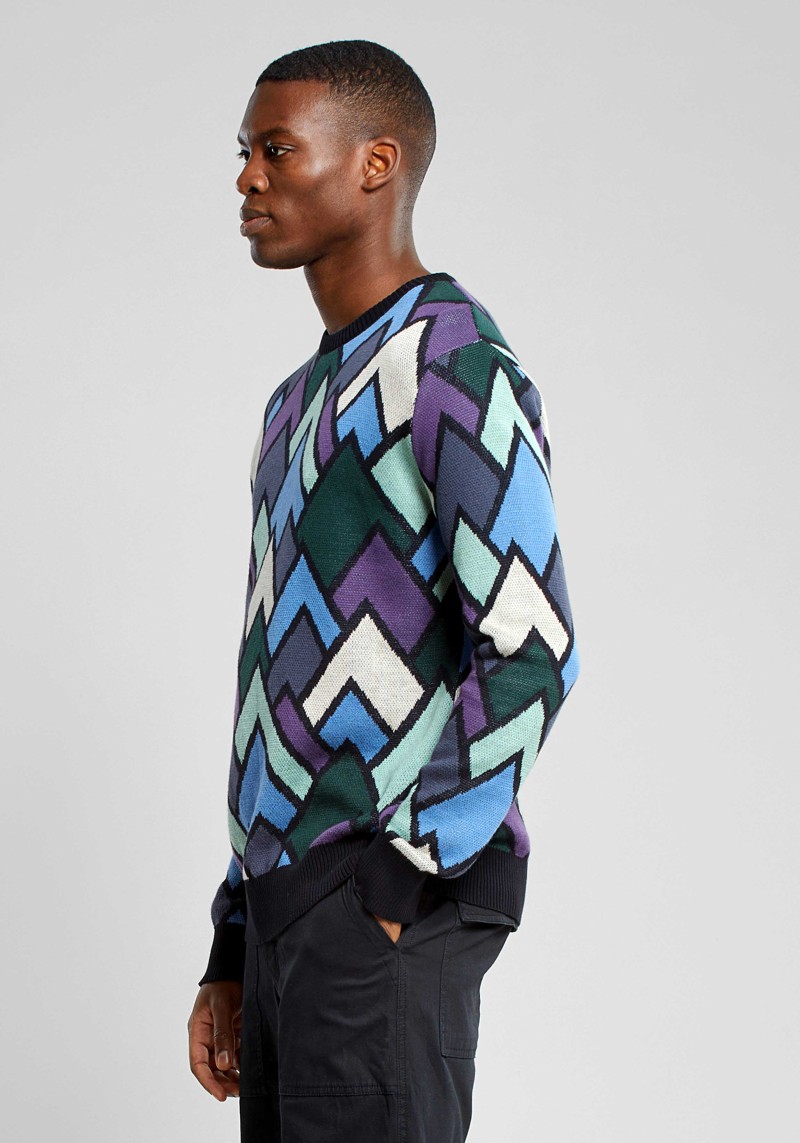 Sweater Mora Mountain Multi Color Triangle RRREVOLVE 