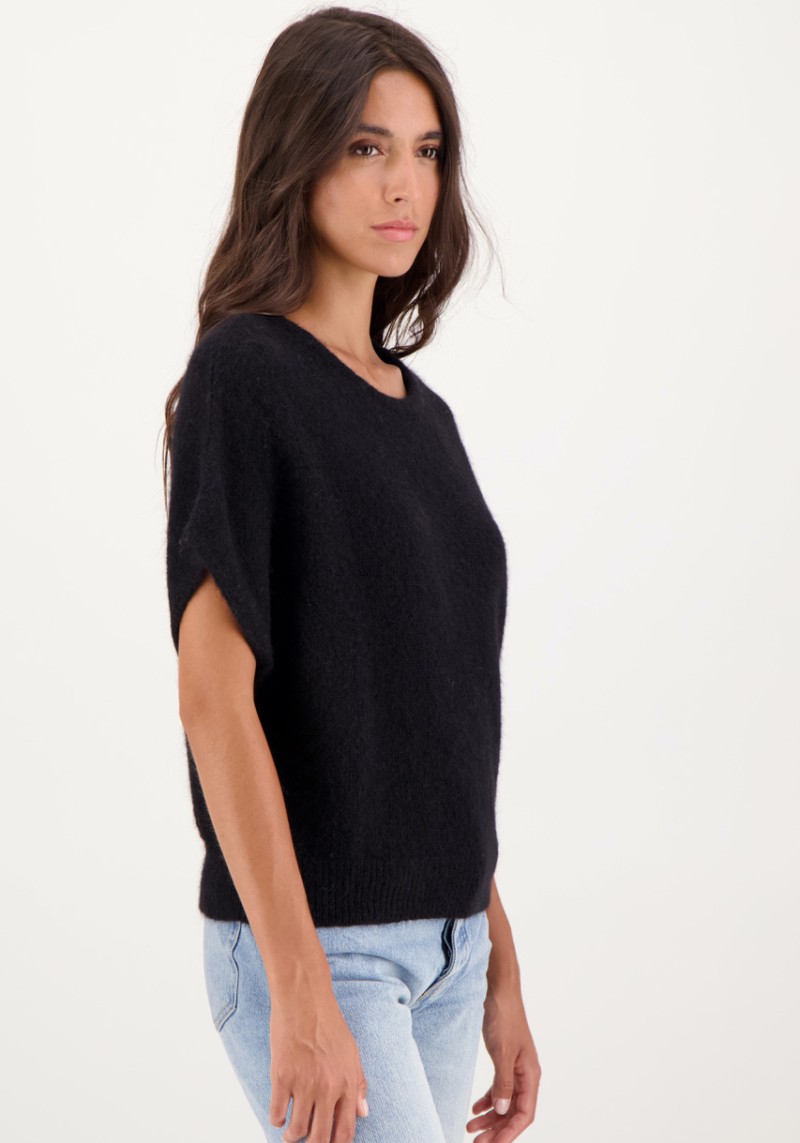 Les Racines du Ciel - Pullover Aube Sleeveless Sweater Black