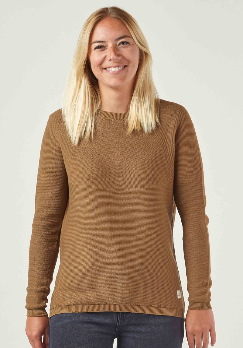 WE ARE ZRCL - Damen-Strickpullover Lina Swiss Edition Caramel