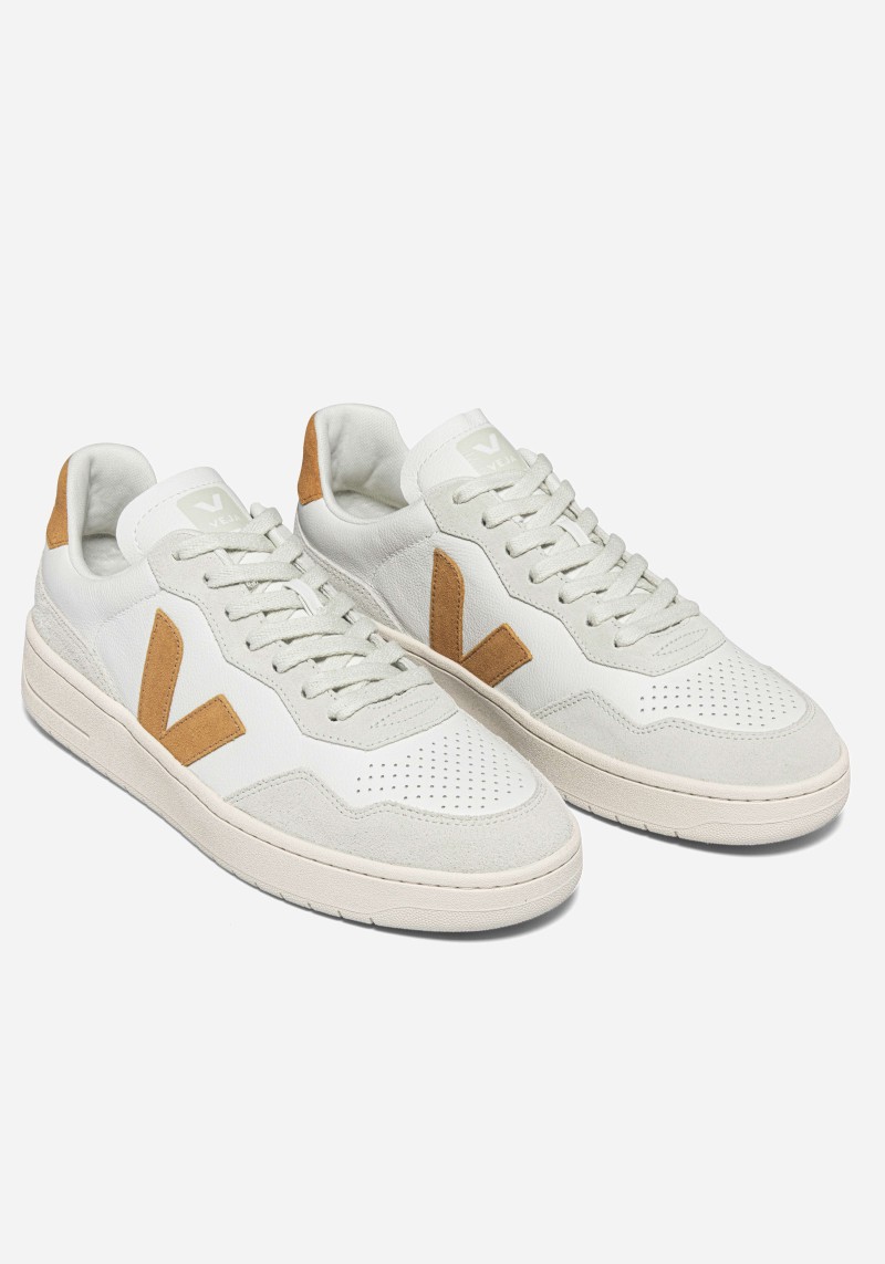 Veja - Sneaker V-90 Leather Extra White Umber