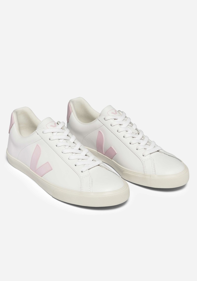 Veja - Sneaker Esplar Logo Leather Extra White Petale
