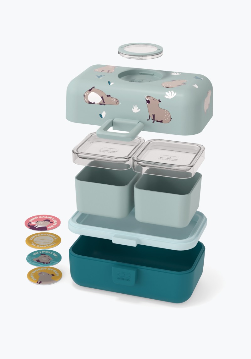 Kinder-Lunchbox Tresor Blue Capy