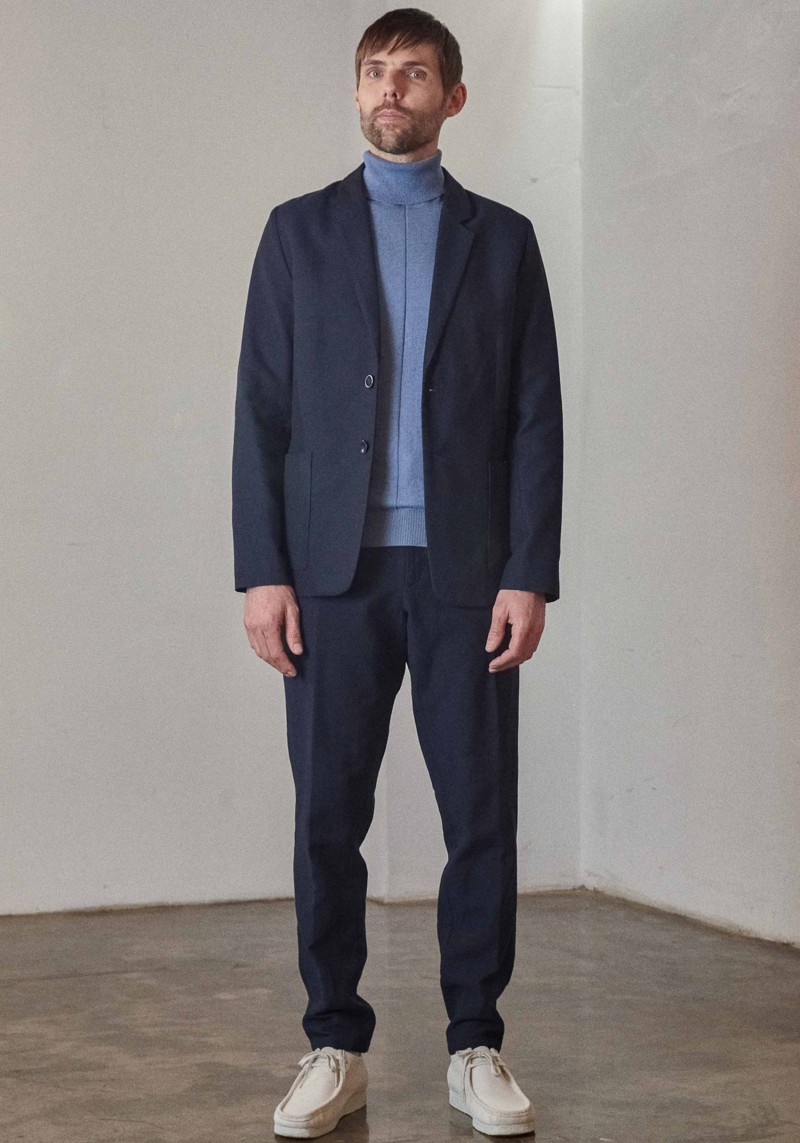 About Companions - Blazer Enver Eco Structured Navy