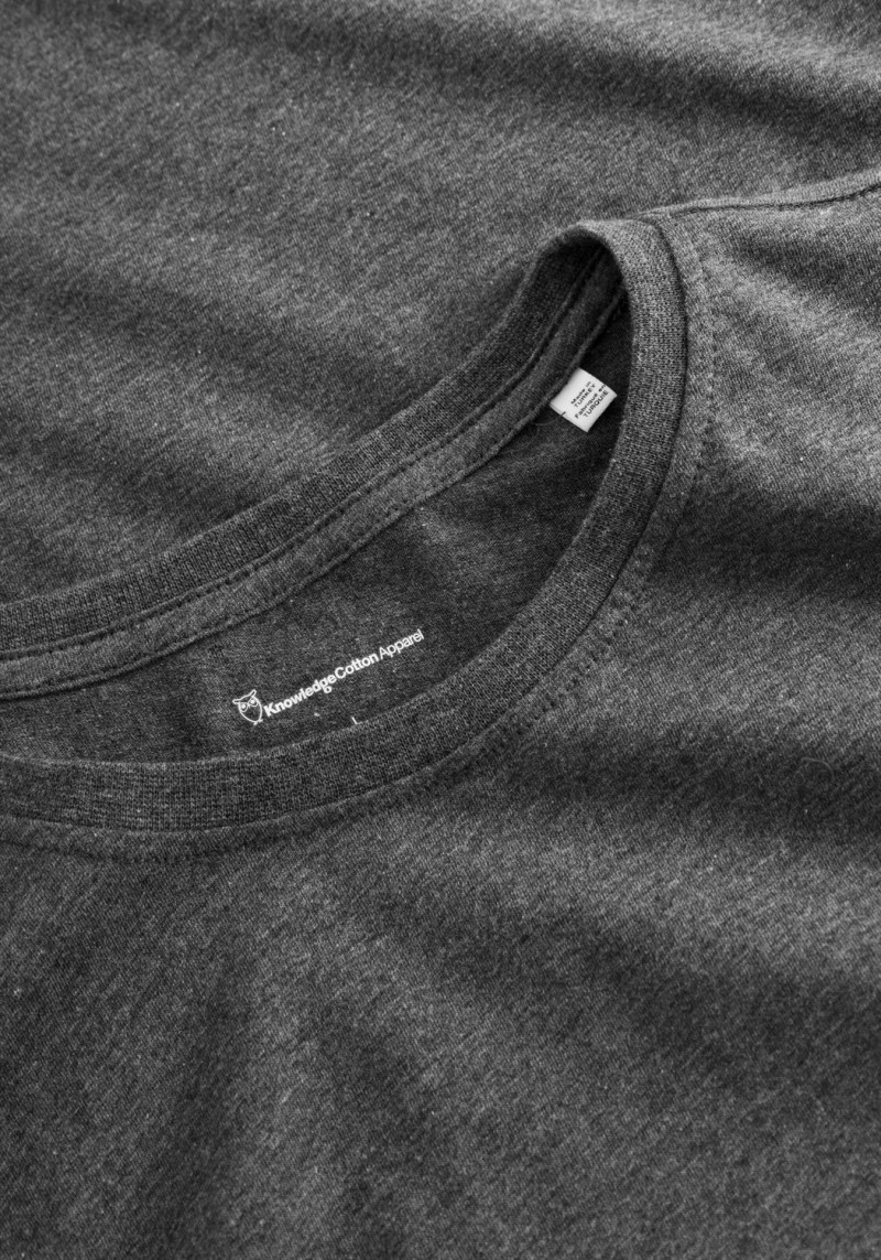 T-Shirt Basic Tee Dark Grey Melange