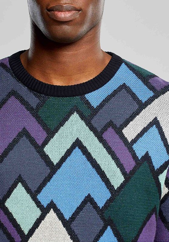 Dedicated - Sweater Mora Mountain Triangle Multi Color