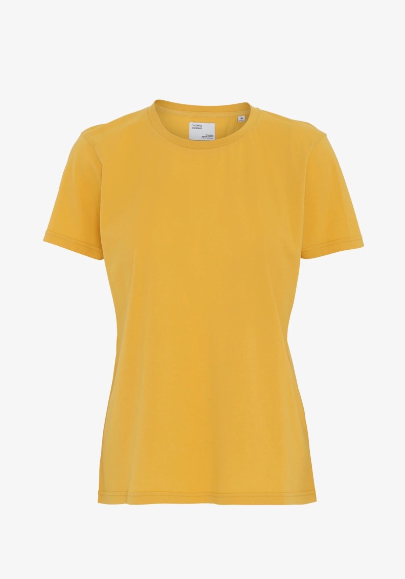Damen-T-Shirt Burned Yellow