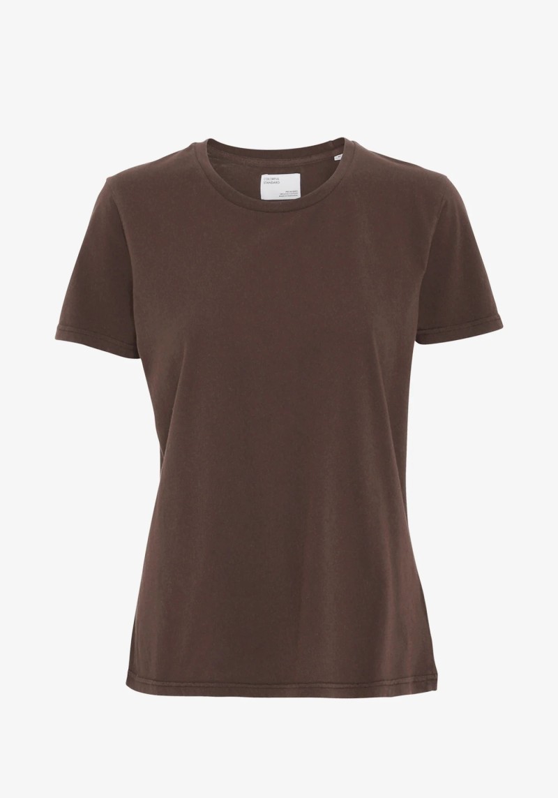 Damen-T-Shirt Coffee Brown