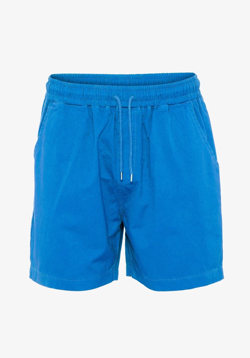Colorful Standard - Herren-Twill-Shorts Pacific Blue