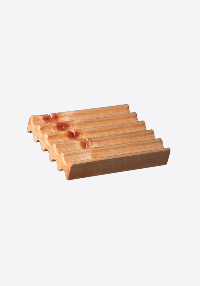 Seifenablage aus Arvenholz