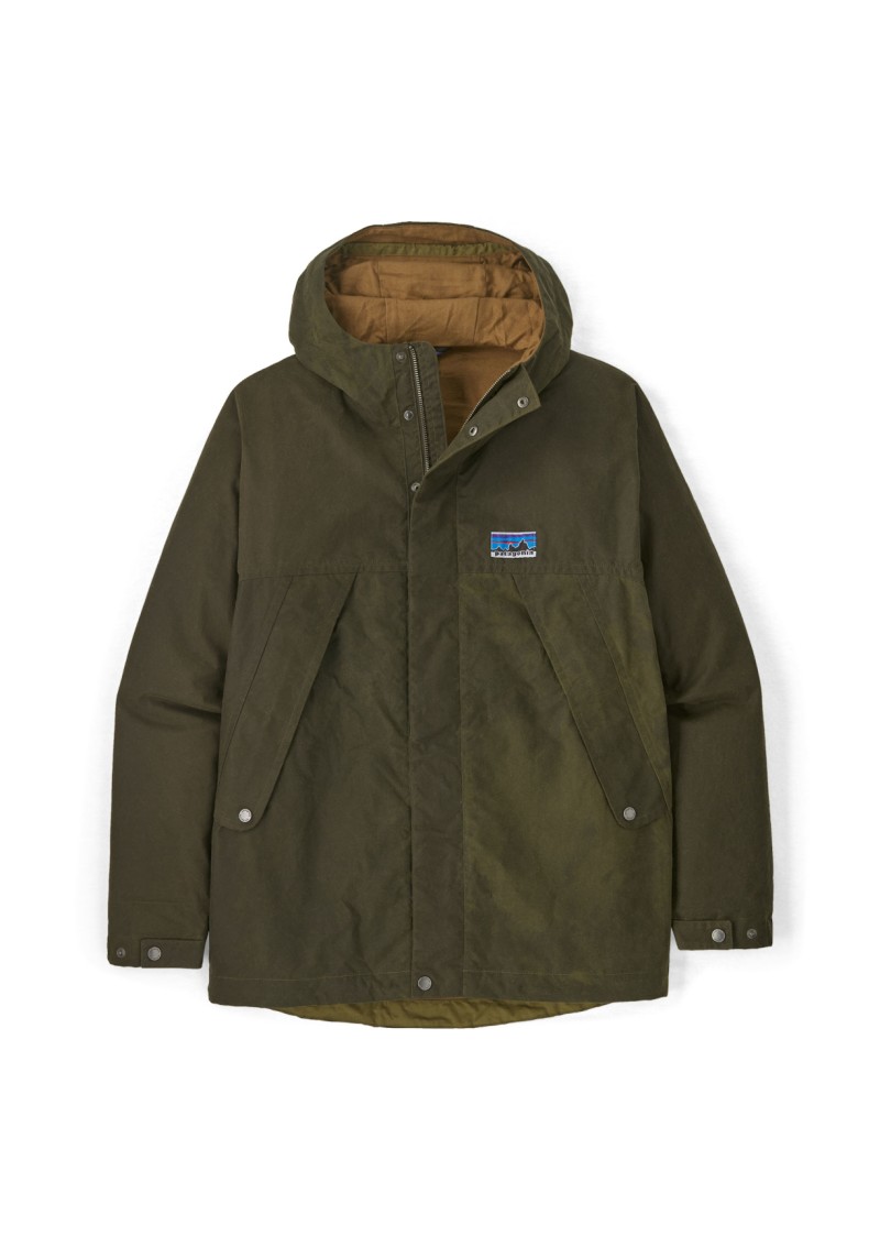 Jacke aus gewachster Baumwolle Waxed Cotton Jacket Basin Green