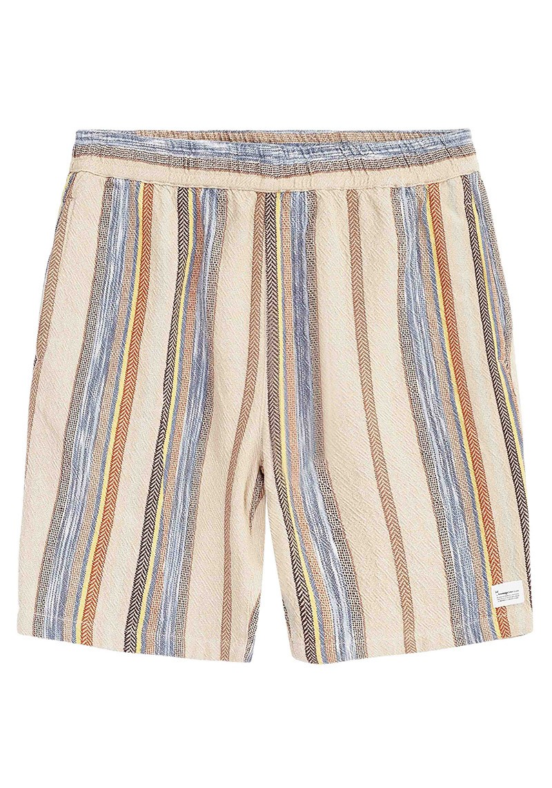 Shorts Fig Loose Beige Stripe