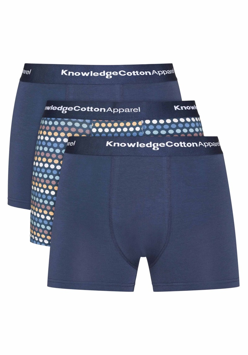 Boxershorts 3er Pack Dot Printed Underwear Multi Color Stripe