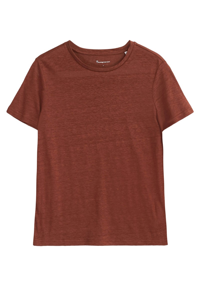 Leinen-T-Shirt Reg Linen Tiramisu