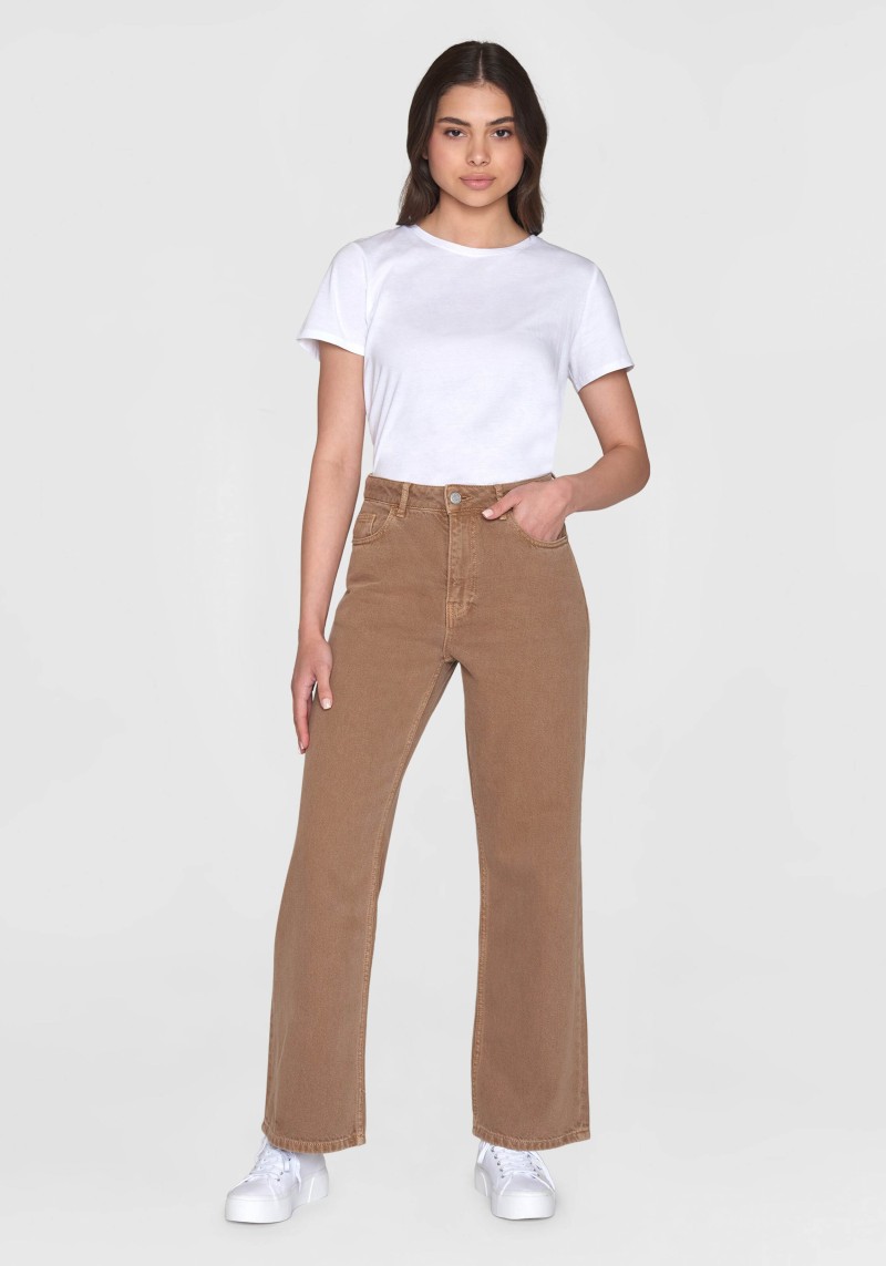 Jeans Gale Straight Twill 5-Pocket Pants Tiramisu