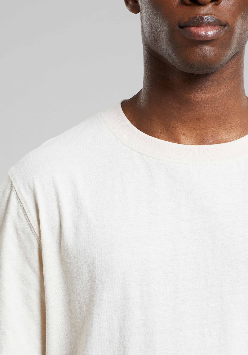 Dedicated - T-Shirt Gustavsberg Hemp Vanilla White