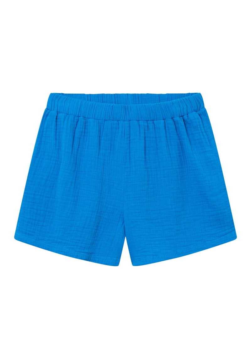 Musselin-Shorts Cleo French Blue