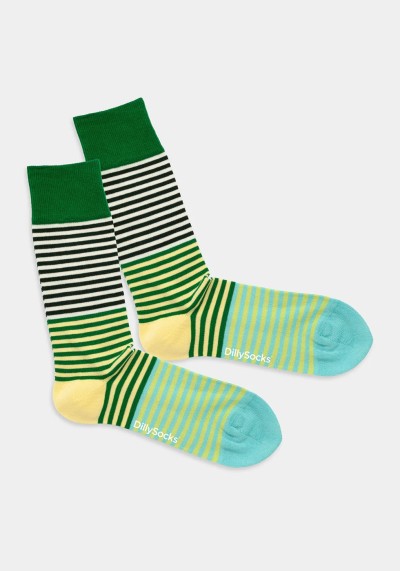Socken Fine Line Green