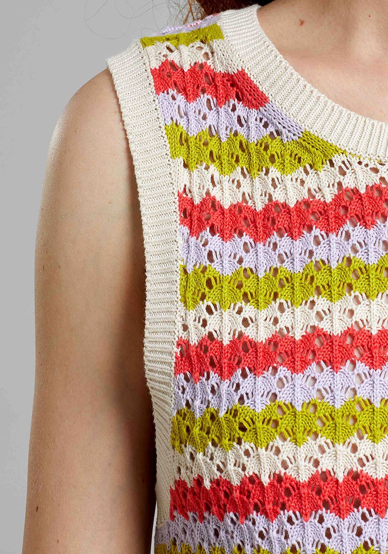 Dedicated - Top Oskarshamn Crochet Multi Color
