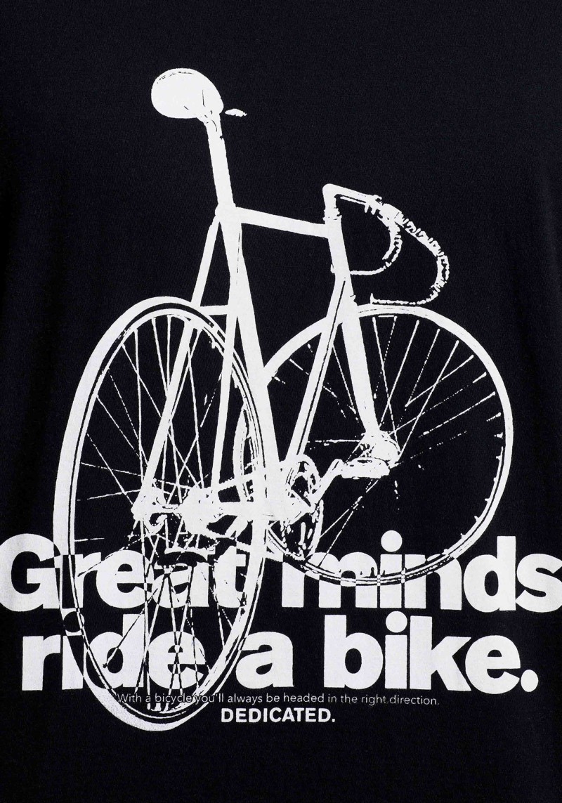 Dedicated - T-Shirt Stockholm Bike Mind Black
