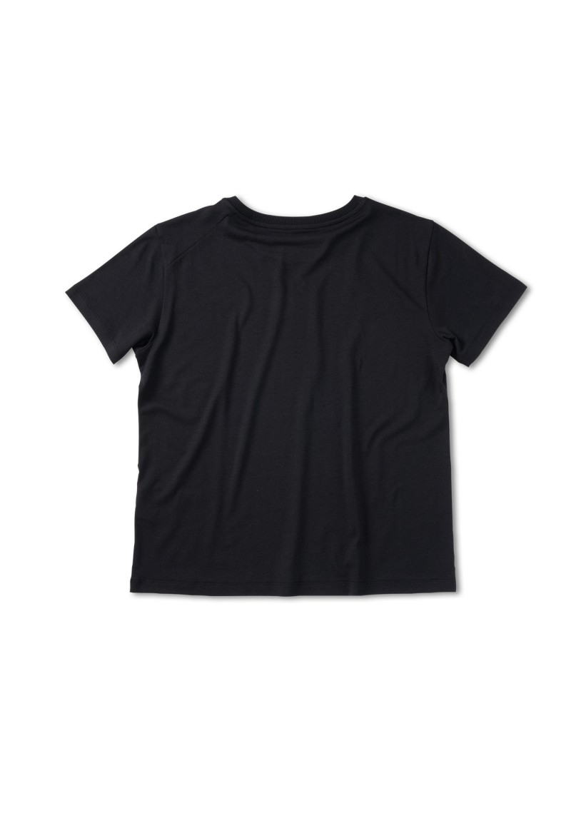 Pinqponq - T-Shirt Tencel™ Tone Wooden Black