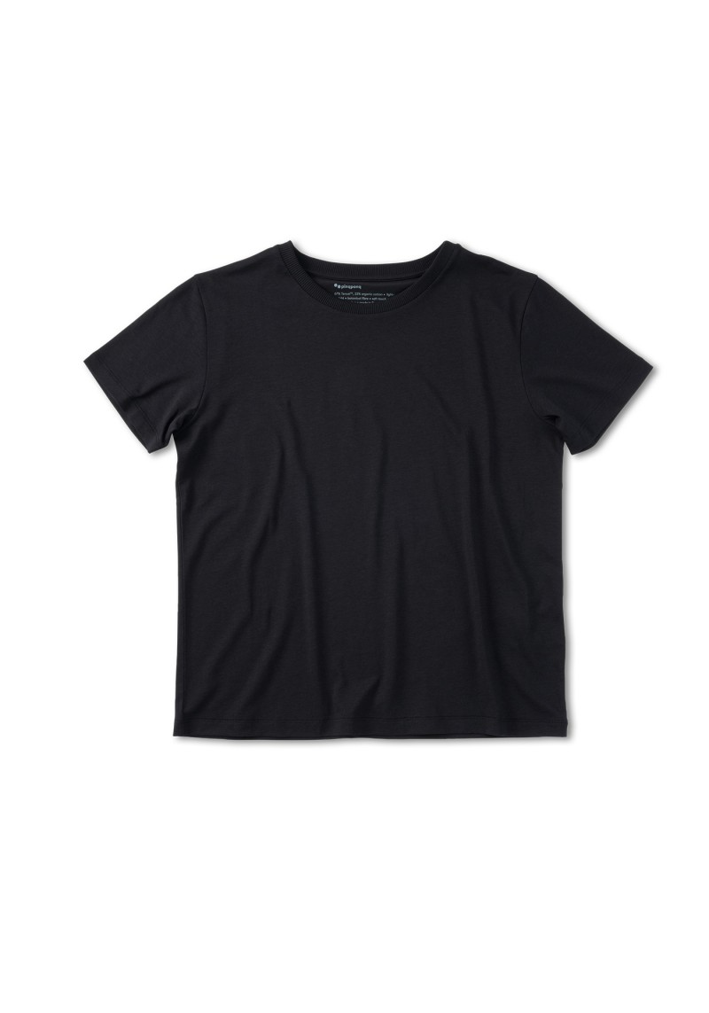 Pinqponq - T-Shirt Tencel™ Tone Wooden Black