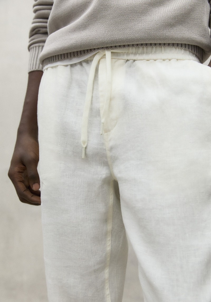Leinenhose Ethica Linen Pants Off White