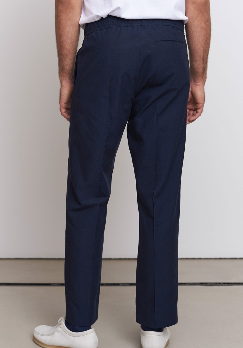 About Companions - Tencel-Hose Max Trousers Navy