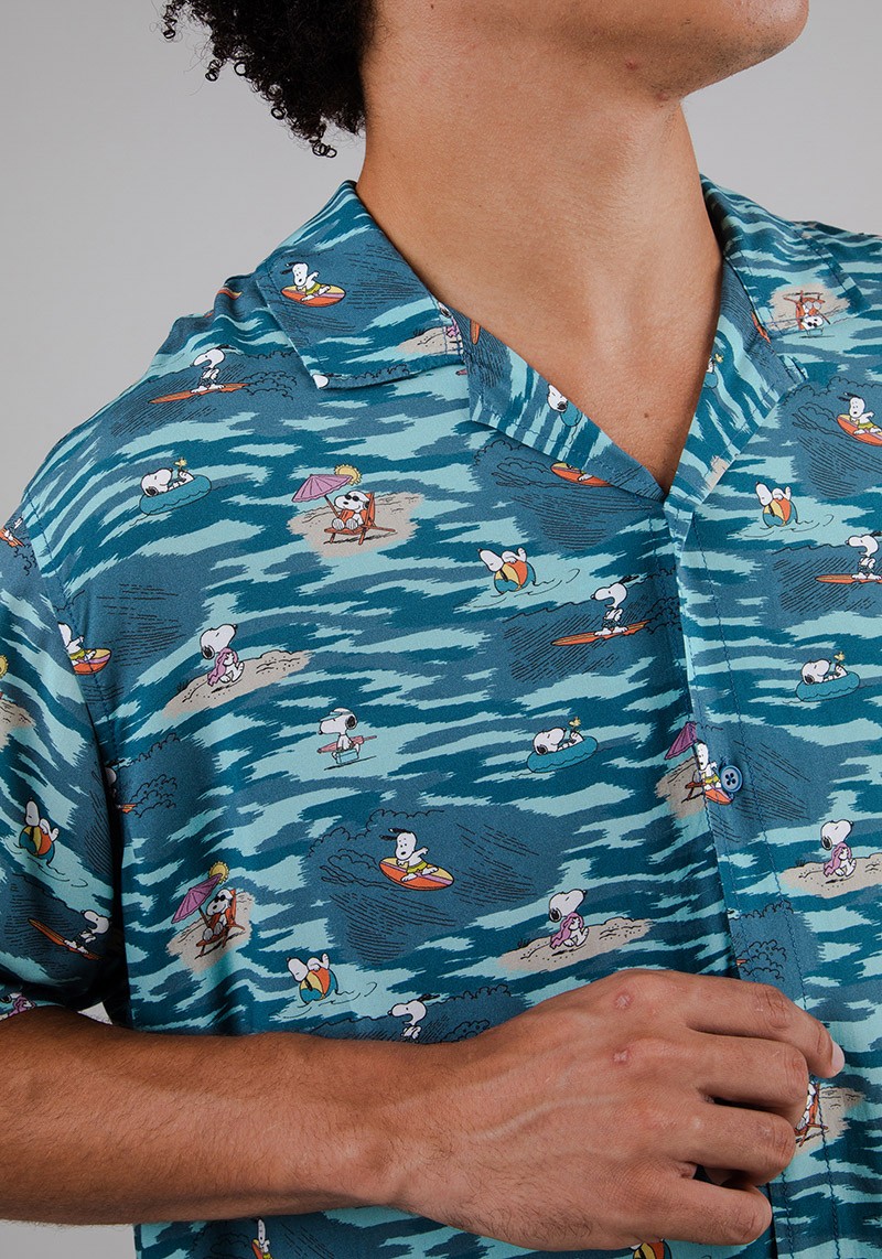 Hawaii-Hemd Peanuts Coast Aloha Shirt Ocean