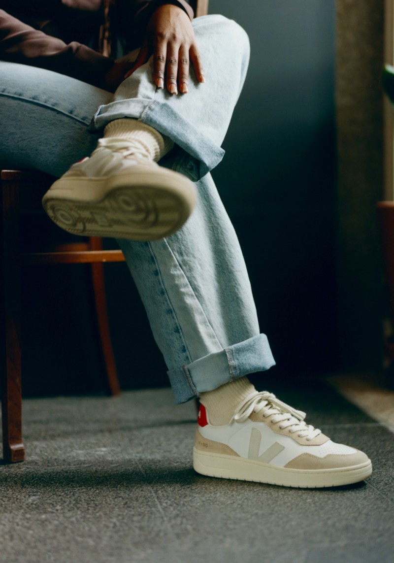 Veja - Sneaker V-90 O.T. Leather Extra White Pierre Pekin