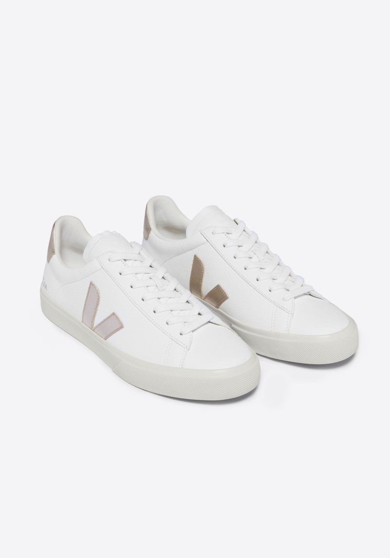 Veja - Sneaker Campo Chromefree Extra White Platine